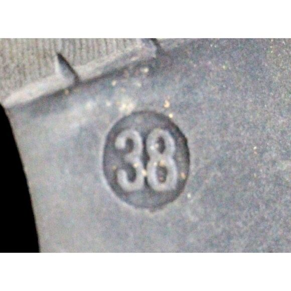 CAPA DE OZONO BLUE NUBUCK BROWN LEATHER LACE UP TEXTILE CUFF WINTER BOOTS 38/8 - Picture 10 of 10